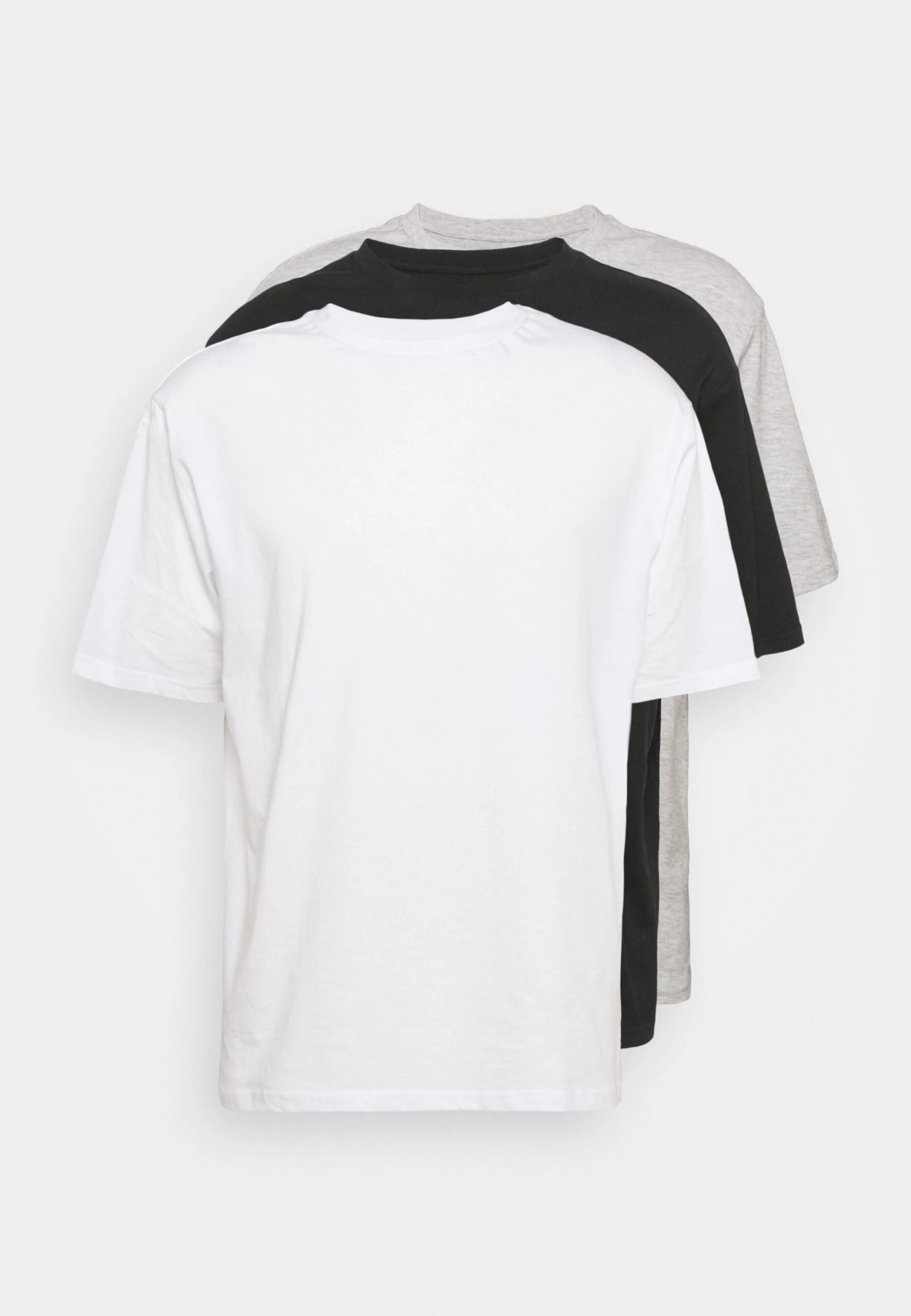 YOURTURN 3Pack Unisex - T-Shirt Basique - Black/Light Grey/White 9 YOURTURN 3Pack Unisex - T-Shirt Basique - Black/Light Grey/White – Image 7