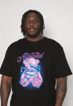 YOURTURN T-Shirt Imprimé - Black -Vêtements Soldes c7b3637b0b954777a96910bb183fb7fe