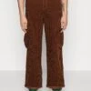 YOURTURN Corduroy Unisex - Pantalon Cargo - Dark Brown -Vêtements Soldes ca80e85287d645dc850f871c6e801d99