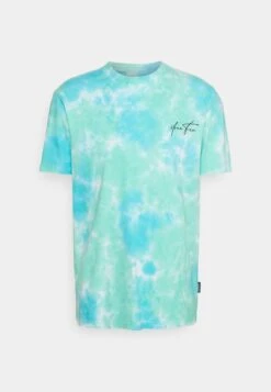 YOURTURN Unisex - T-Shirt Imprimé - Blue/Green