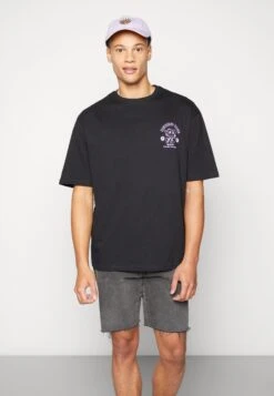 YOURTURN Heart Graphic Backprint Tee Unisex - T-Shirt Imprimé - Black -Vêtements Soldes dd105627c01b44339060d9b3092b028e