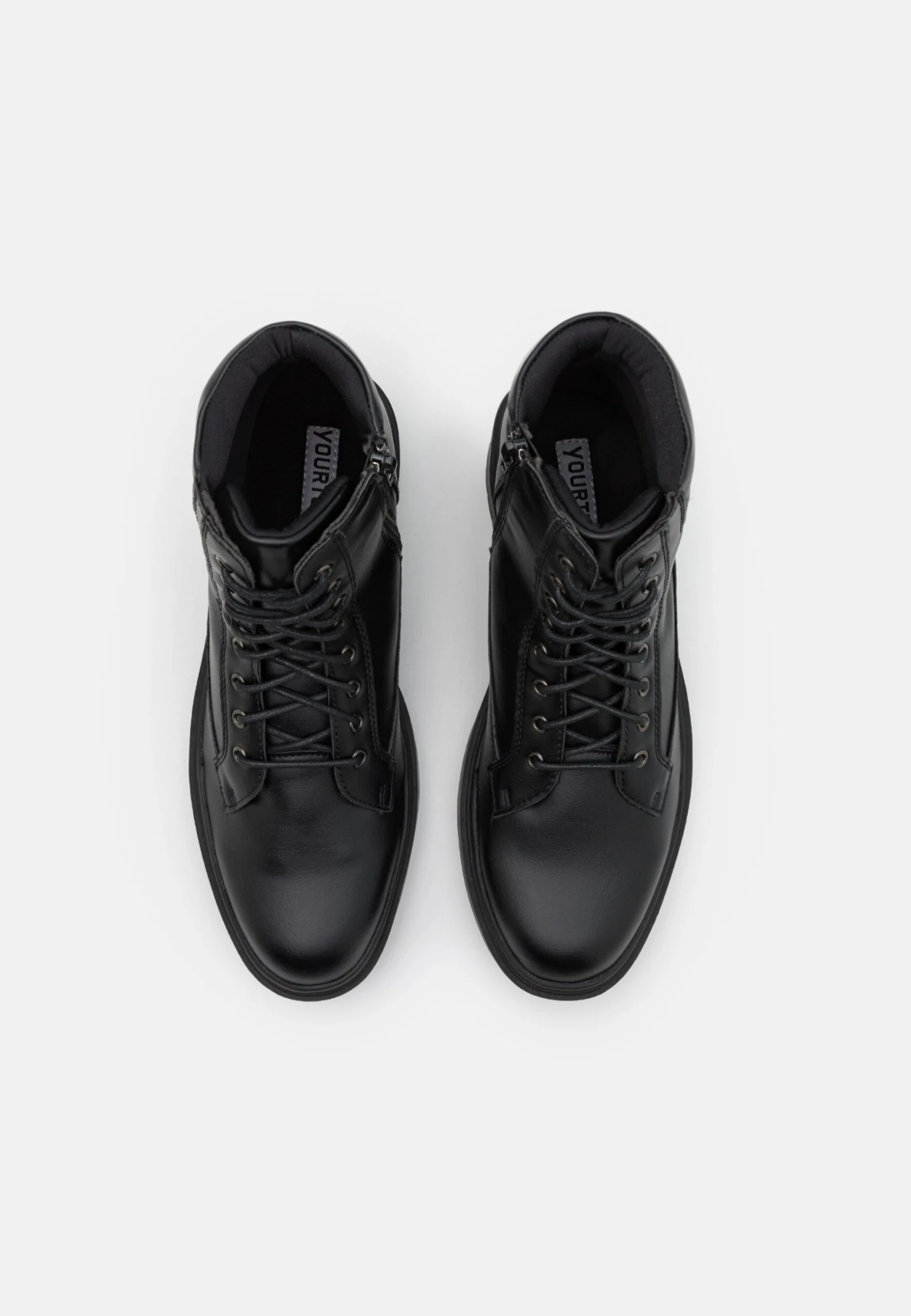 YOURTURN Bottines À Lacets - Black 6 YOURTURN Bottines À Lacets - Black – Image 4