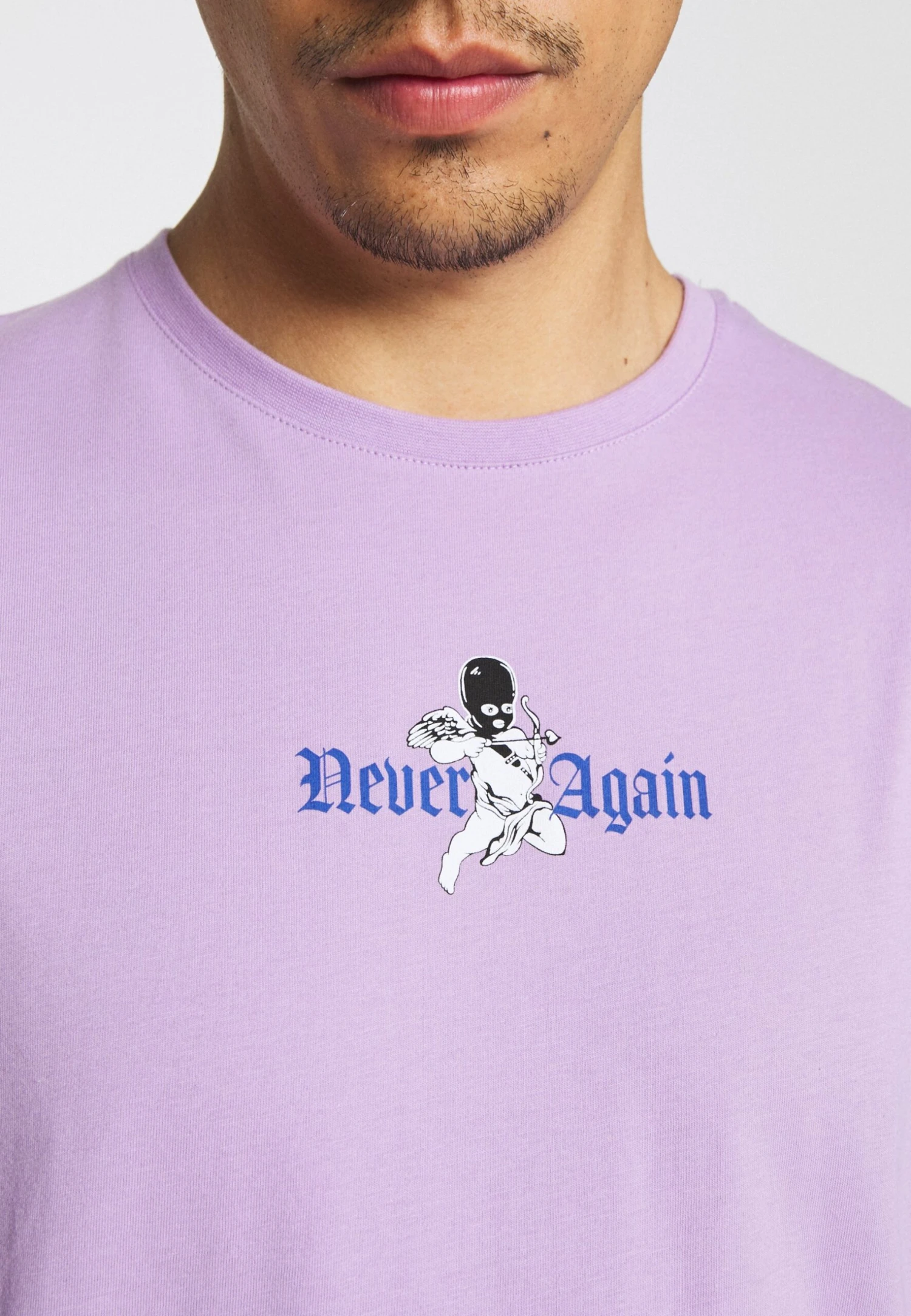 YOURTURN Oversize Unisex - T-Shirt Imprimé - Lilac 8 YOURTURN Oversize Unisex - T-Shirt Imprimé - Lilac – Image 6