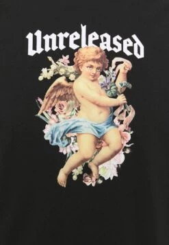 YOURTURN Oversize Unisex - T-Shirt Imprimé - Black -Vêtements Soldes ebc65dad418745f7acd1abbcf6bce966