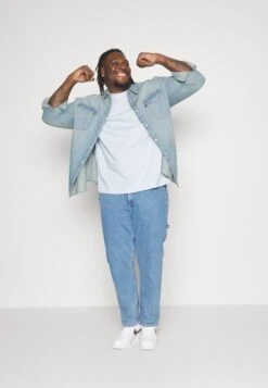 YOURTURN Unisex 2 Pack - T-Shirt Basique - Light Blue/Dark Blue