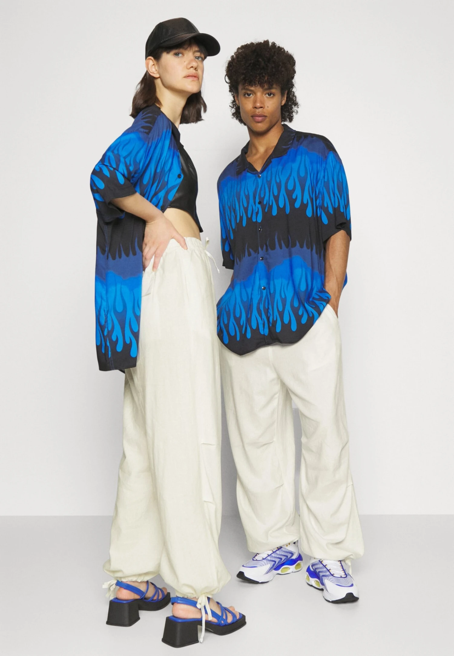 YOURTURN Genderless Parachute Unisex - Pantalon Classique - White 6 YOURTURN Genderless Parachute Unisex - Pantalon Classique - White – Image 4