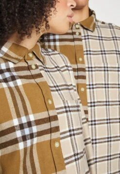 YOURTURN Mash Up Check Genderless - Chemise - Beige 12 YOURTURN Mash Up Check Genderless - Chemise - Beige -Vêtements Soldes f6c8b38e17f246d4880775a310c86235
