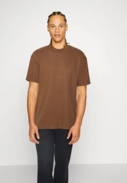 YOURTURN Unisex - T-Shirt Basique - Brown
