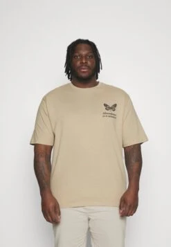 YOURTURN Unisex - T-Shirt Imprimé - Beige -Vêtements Soldes f924376b22a74a1e93e47bb8c3e9d8f7