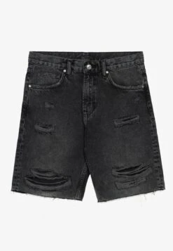 YOURTURN Unisex - Short En Jean - Black -Vêtements Soldes f9f50183253b42bfb54d010535653e0b
