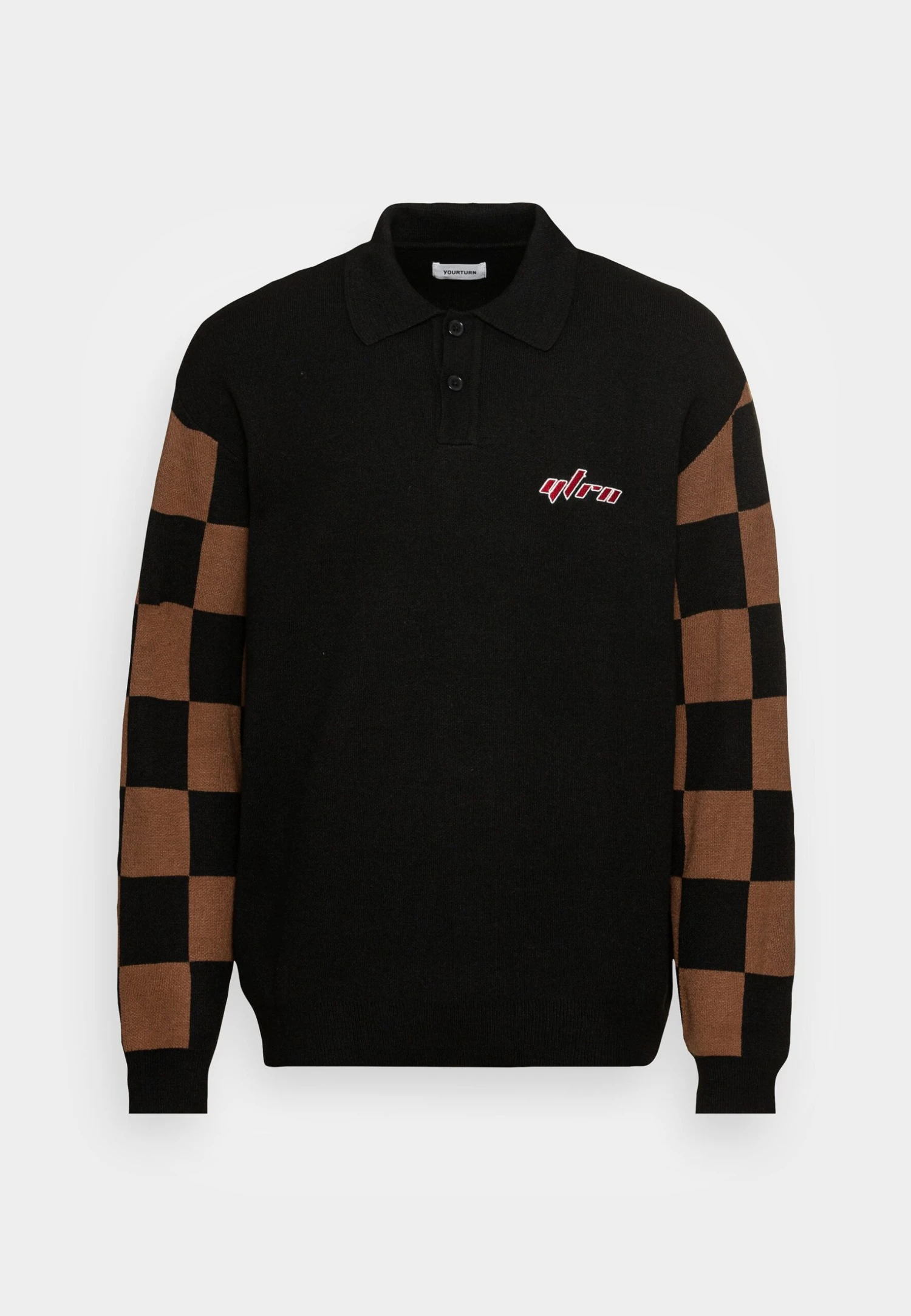YOURTURN Unisex - Pullover - Black/Brown 3 YOURTURN Unisex - Pullover - Black/Brown